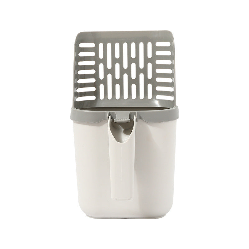 Large Capacity Litter Shovel and Waste Bin for Cats
