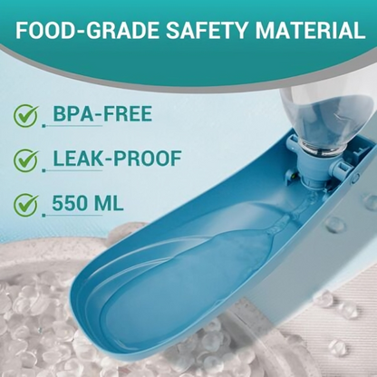 Portable Dog Water Bottle and Feeder for Walks