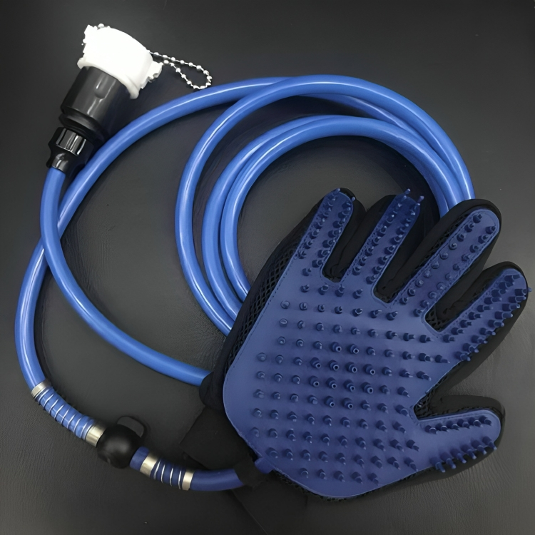 Pet Bathing Gloves and Shower Spray for Dogs