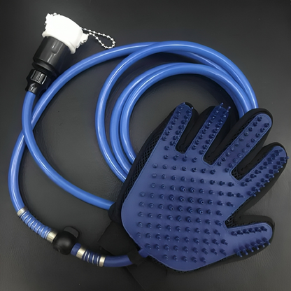 Pet Bathing Gloves and Shower Spray for Dogs