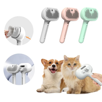 Self-Cleaning Pet Comb with Mist Spray