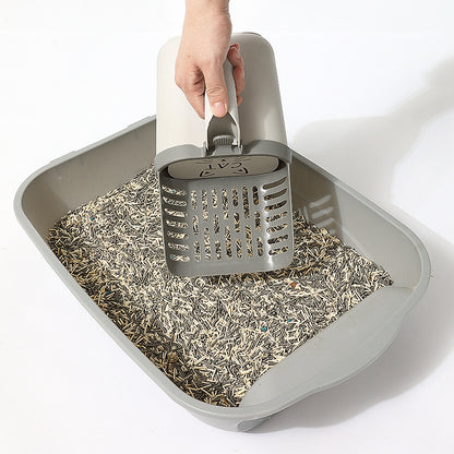 Large Capacity Litter Shovel and Waste Bin for Cats