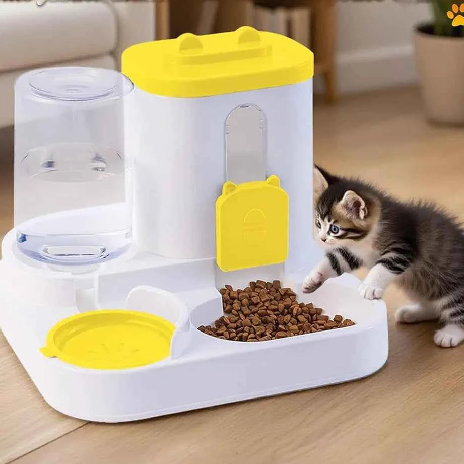 Automatic Pet Feeder with Water Dispenser for Dogs and Cats