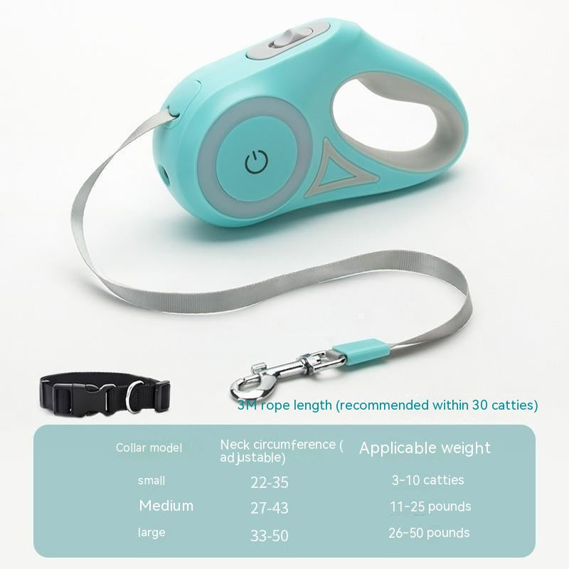 Retractable Luminous Automatic Pet Leash for Outings