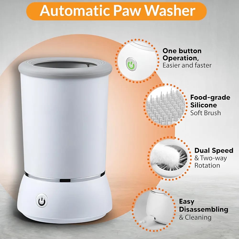 Automatic Pet Paw Cleaner for Dogs and Cats (One Unit)