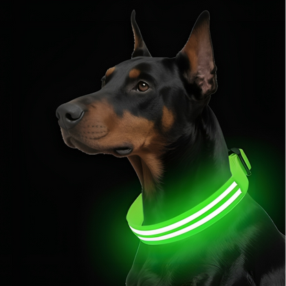 LED Waterproof Night Pet Collar with Lighting