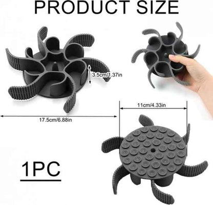 Anti-Gulp Slow Feeder Insert for Dogs – Silicone Suction Bowl Topper, Universal Fit