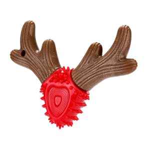 Dog Chewing Toys and Toothbrush — Aggressive Chewer Puppy Antler Chew Toy