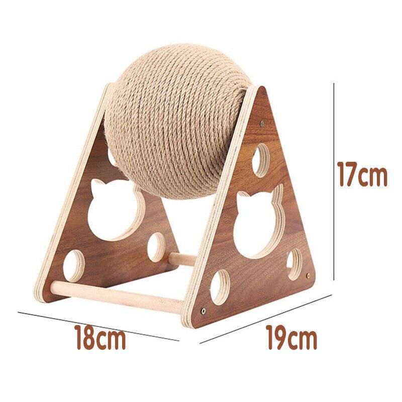 Cat scratcher dimensions – 18 cm wide, 19 cm deep, 17 cm high