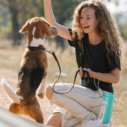 Portable Dog Water Bottle and Feeder for Walks