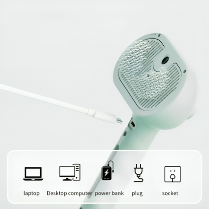 Self-Cleaning Pet Comb with Mist Spray